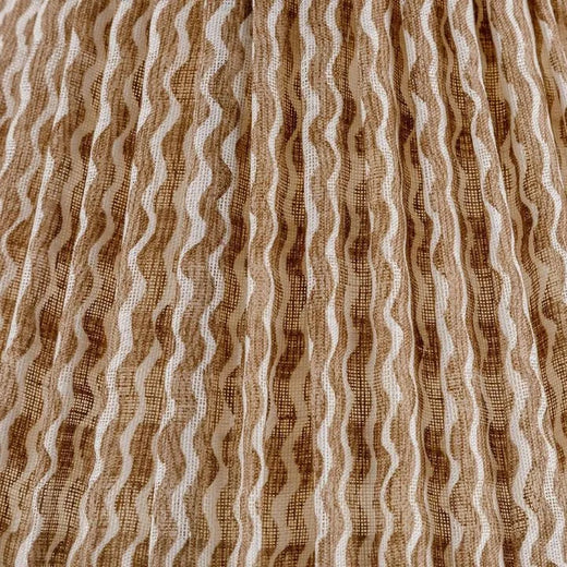 Fermoie Nut Brown Popple lampshade, pattern detail