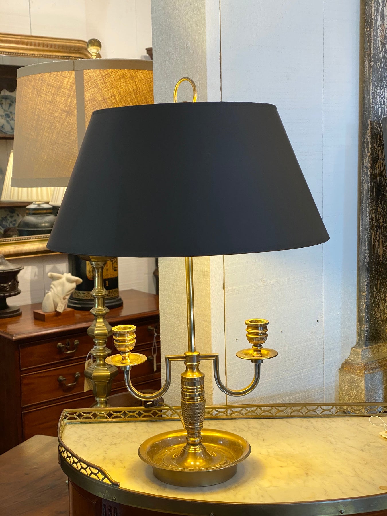 Baldwin brass bouillotte lamp sales
