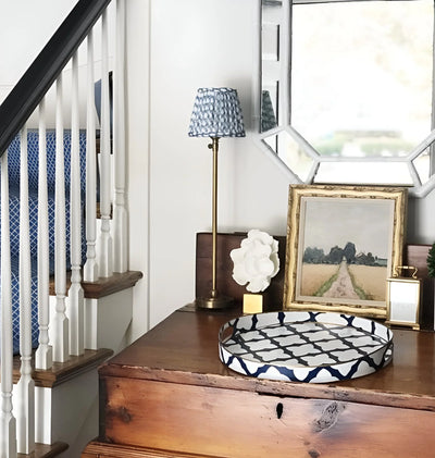 Bryant Table Lamp with Fermoie Lampshade