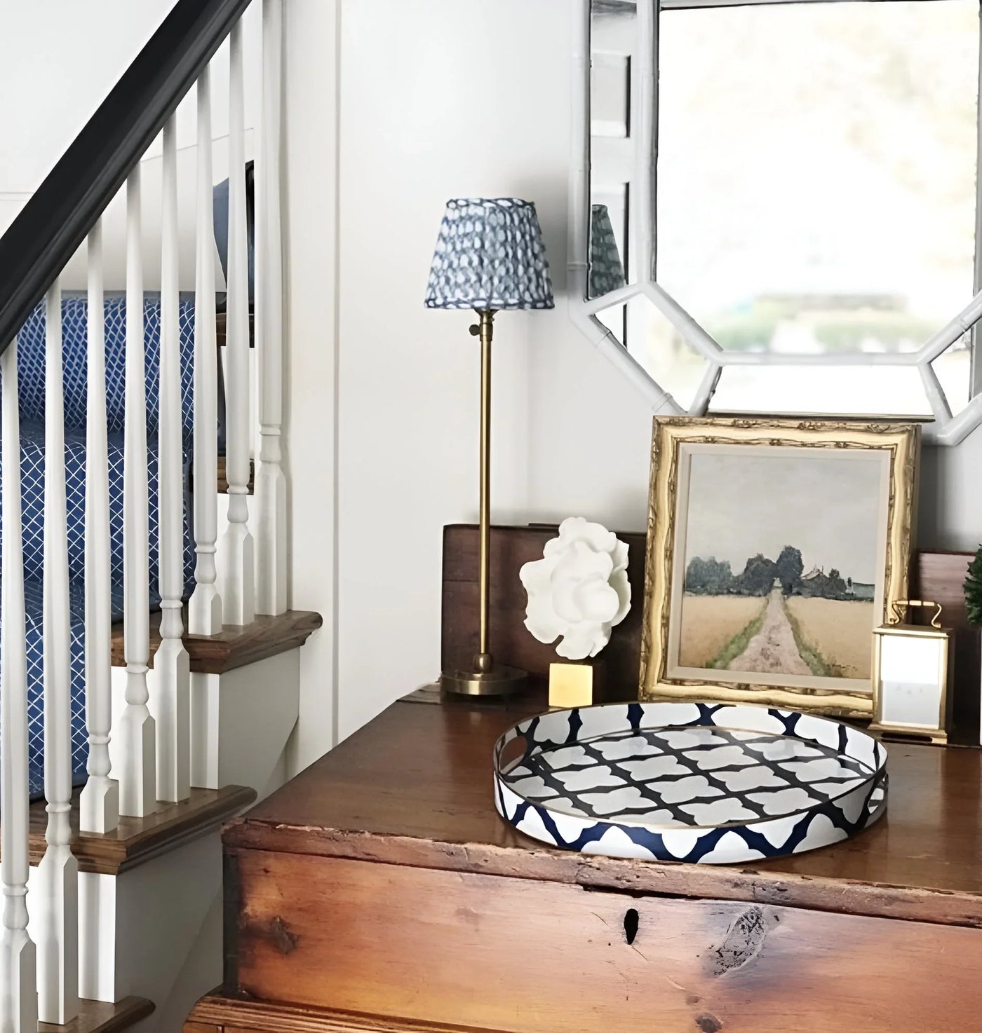 Bryant Table Lamp with Fermoie Lampshade