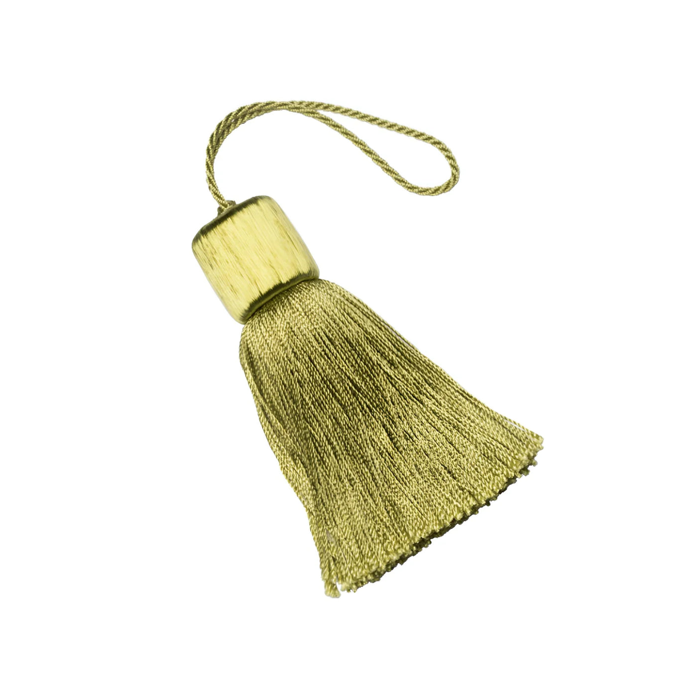 The Shade Shop Tassel - Medium in Chartreuse