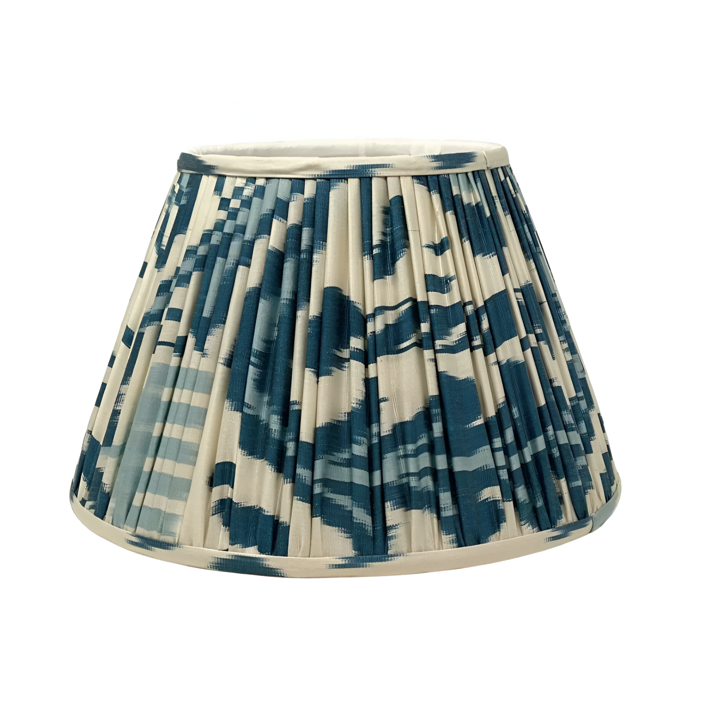 silk ikat lampshade
