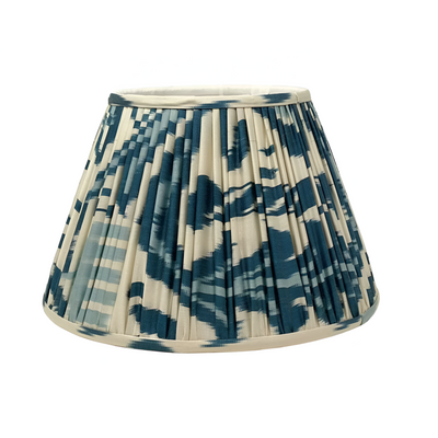 silk ikat lampshade