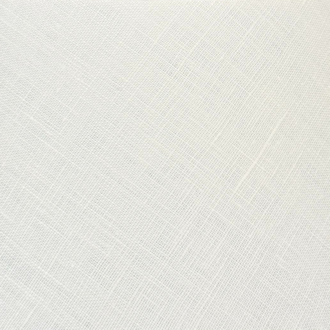 Linen Rolled Edge Modern Flare Lampshade - Bone