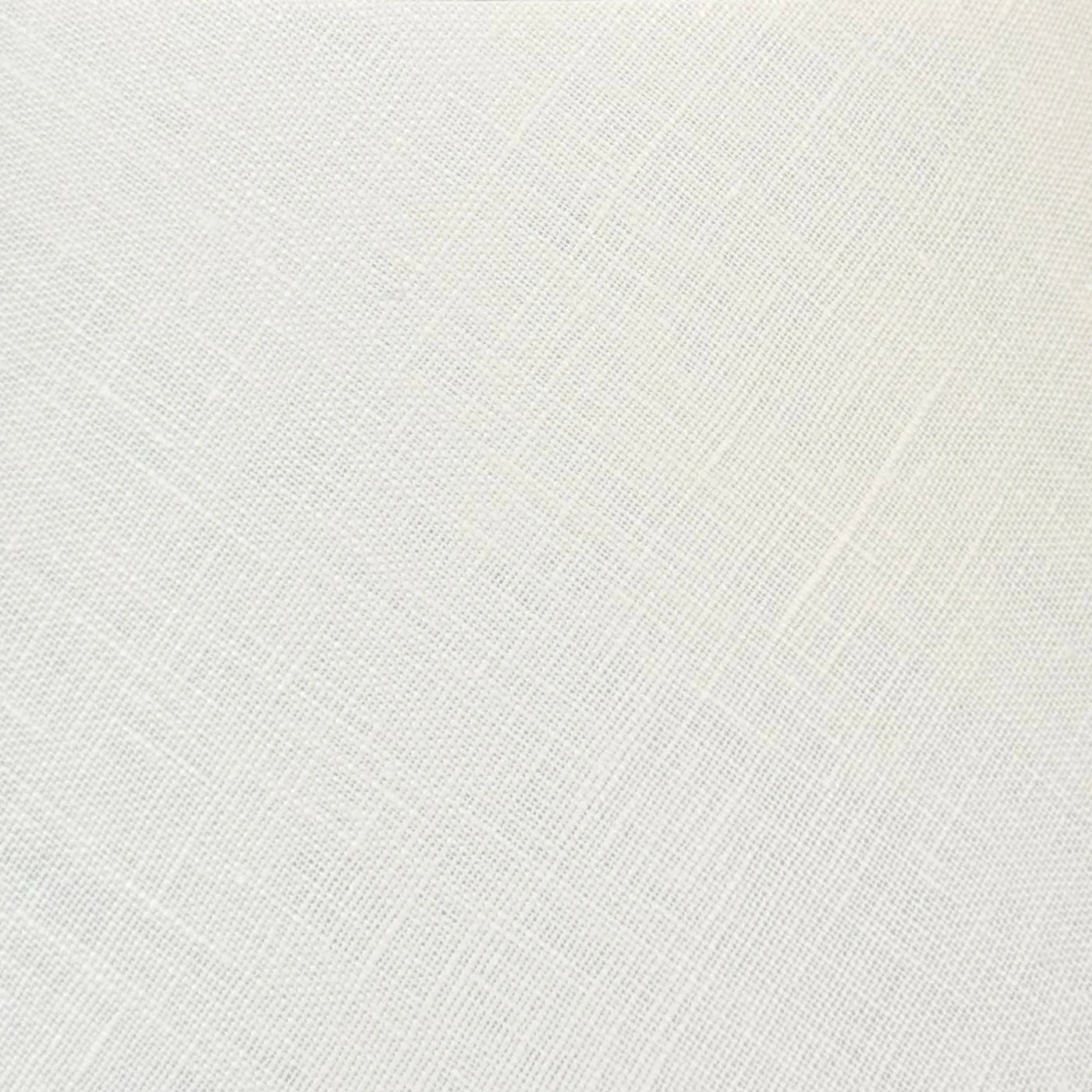 Linen Rolled Edge Modern Flare Lampshade - Bone