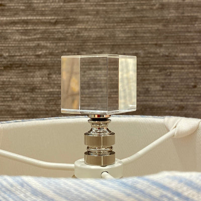 crystal cube finial