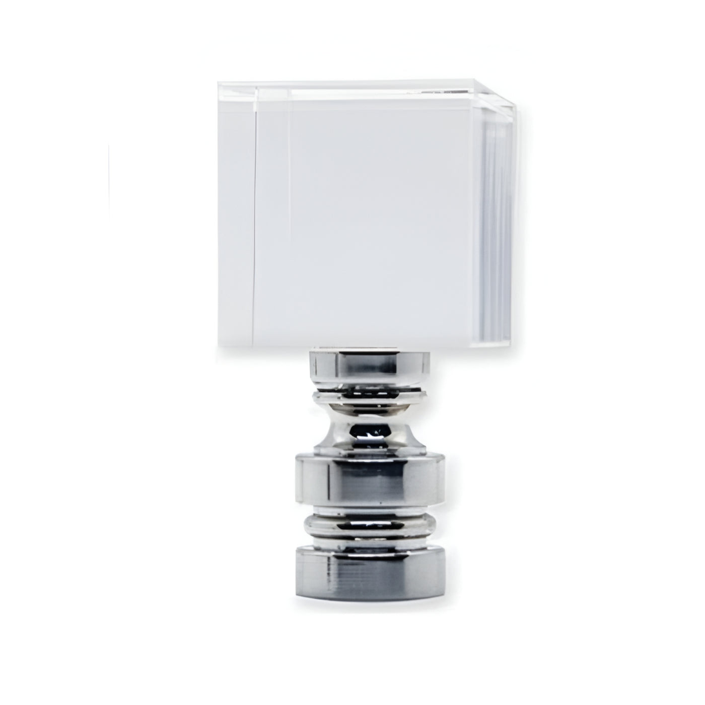 Crystal Cube Finial