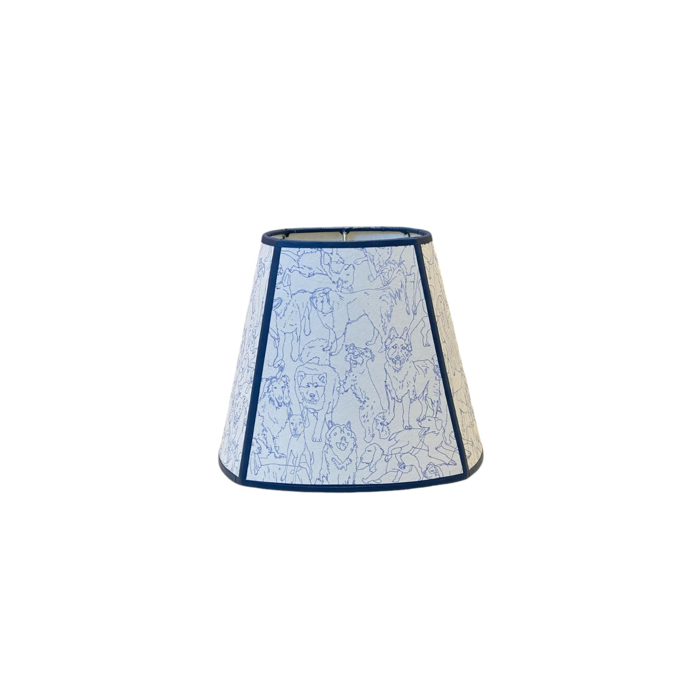 dog wallpaper lampshade 