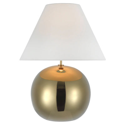 Large gold table lamp