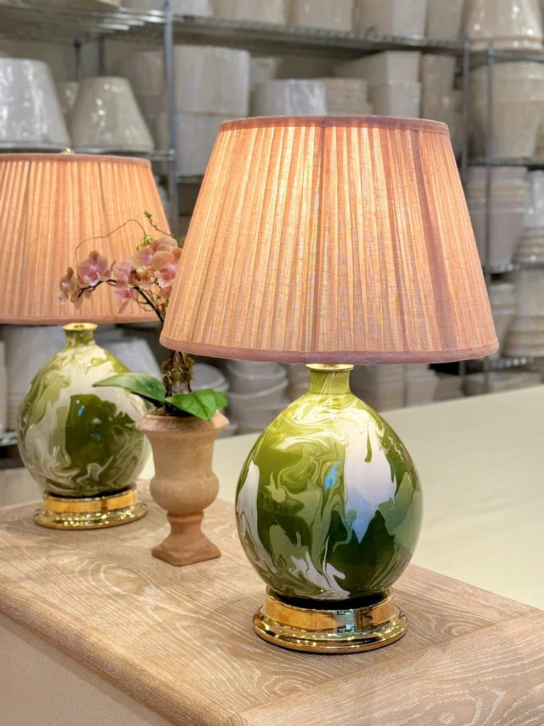[美品] Schneider ル―ペ6×6 Paul Schneider Beeville Lamp in Green & Ivory Geode