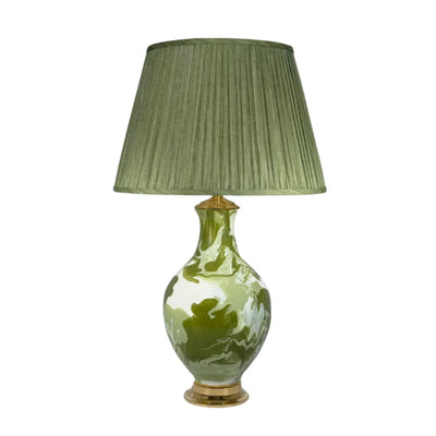 Paul Schneider Athens Lamp in Green & Ivory Geode