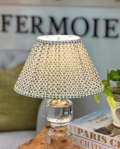 Fermoie Green Marden lampshade