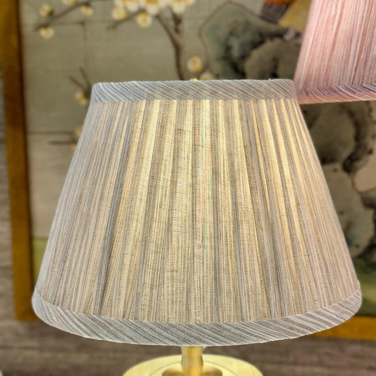 Fermoie grey strie lampshade