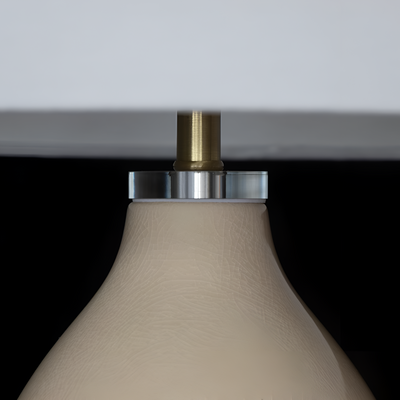 Ivory lamp close up