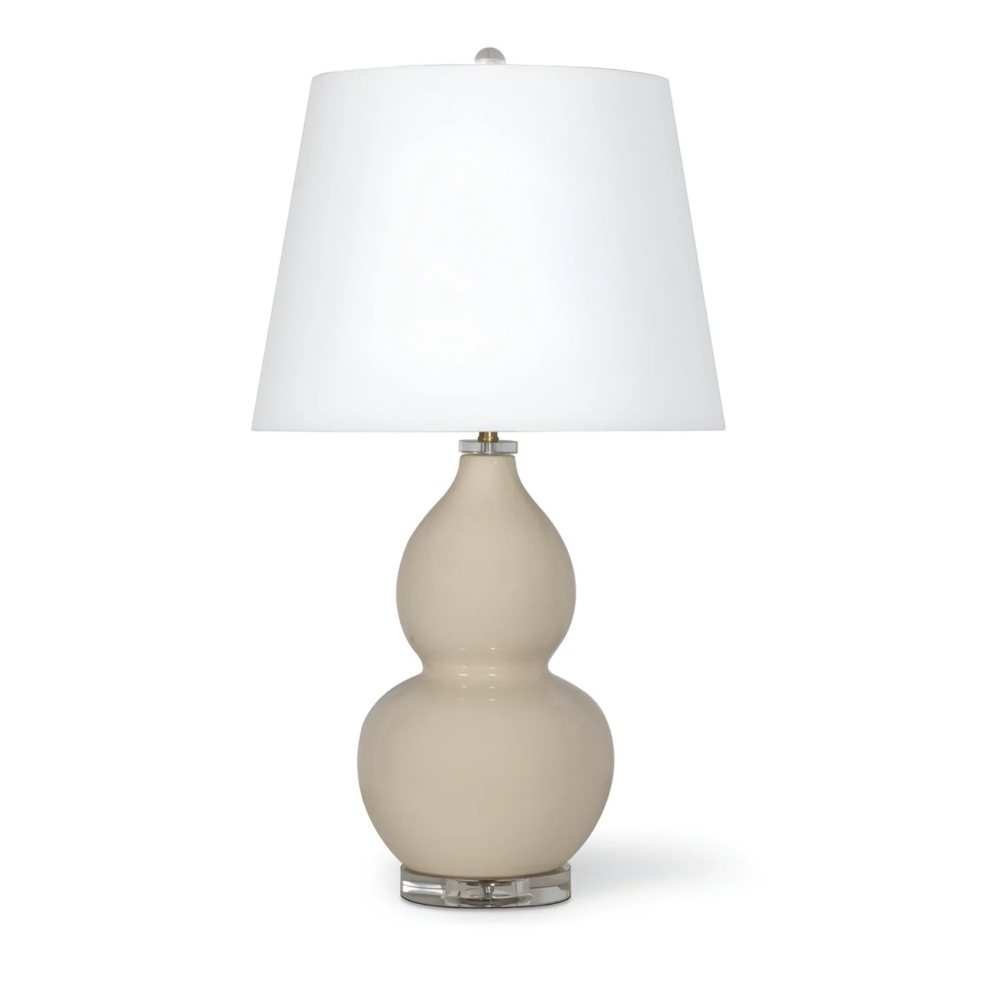 Ivory double gourd lamp