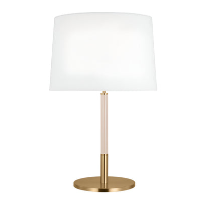 Brass and Blush Table Lamp