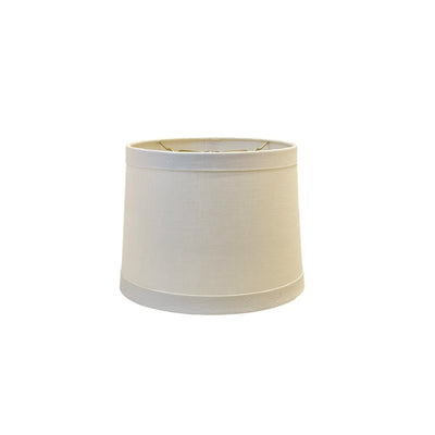 linen banded retro drum lampshade