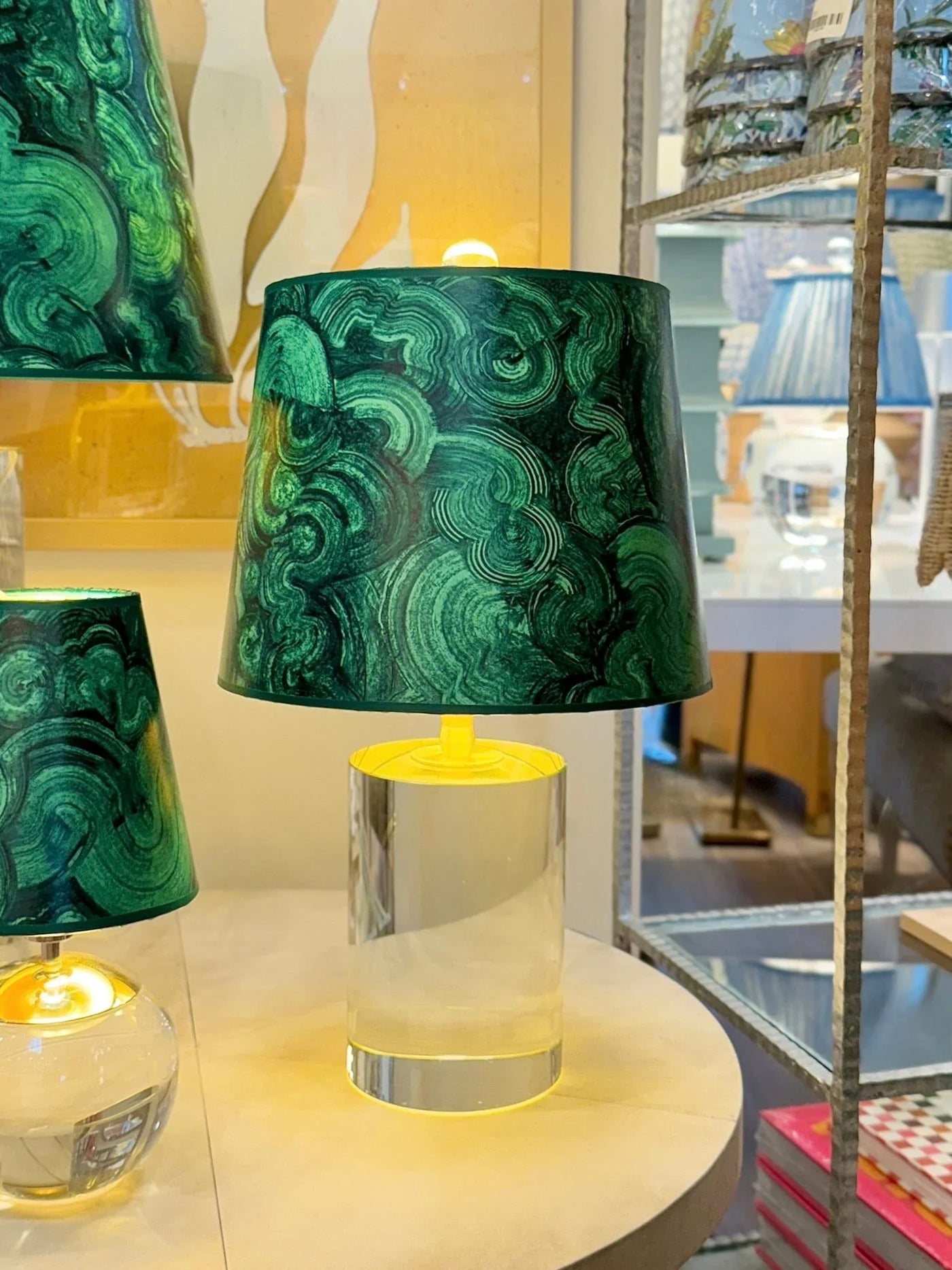 Malachite Lampshade