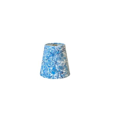 marbled paper sconce chandelier shade