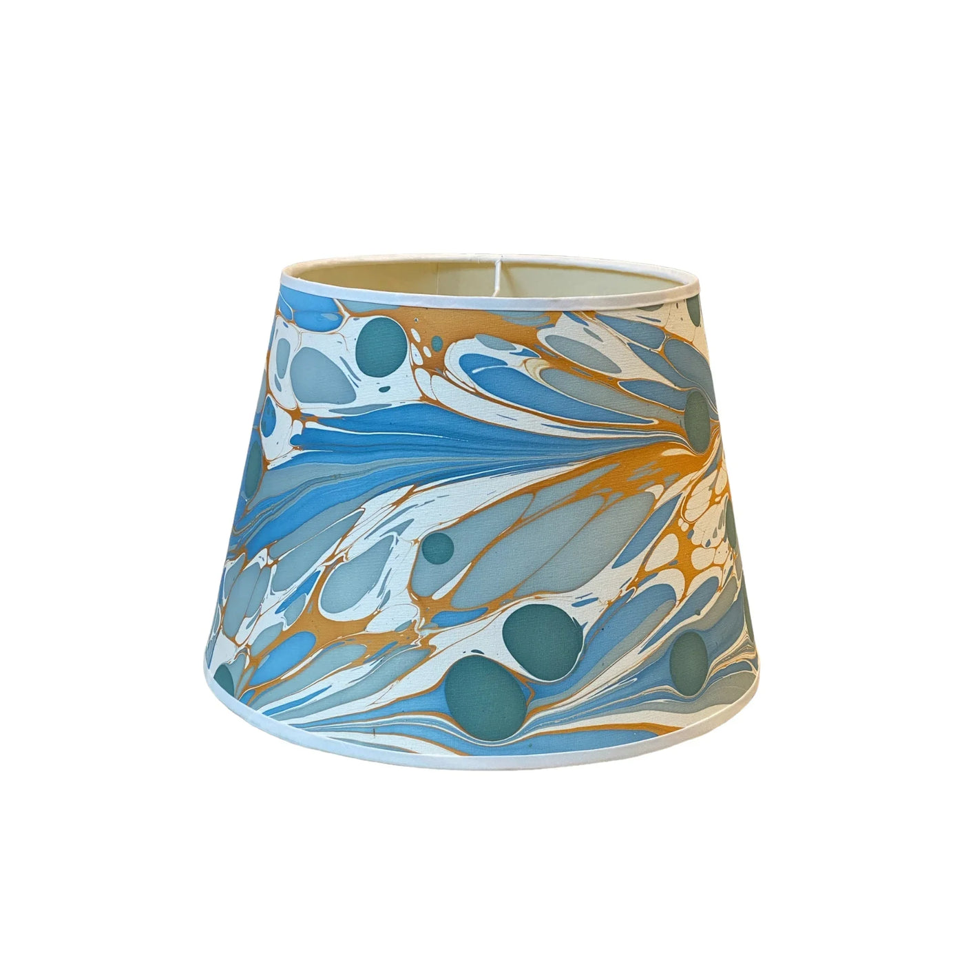 Tamarind Marbled Paper Lampshade