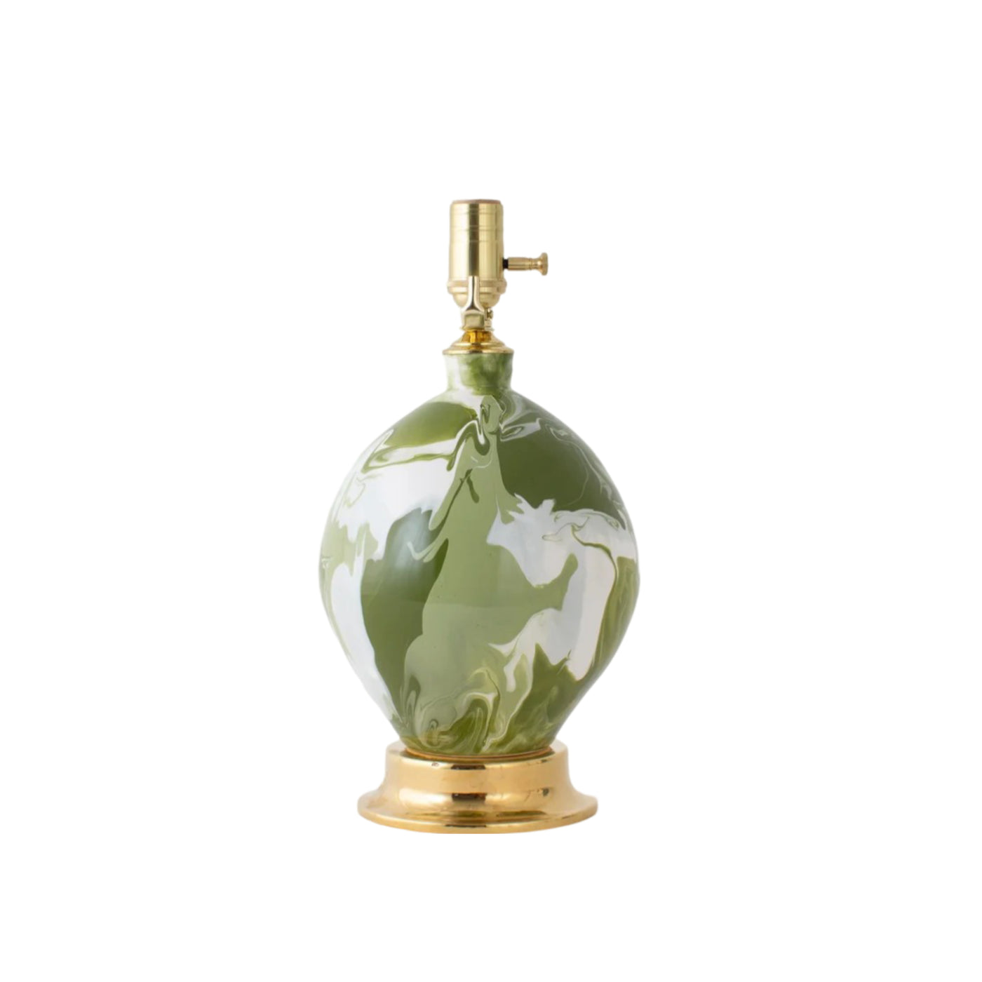 Paul Schneider Green Geode Lamp 
