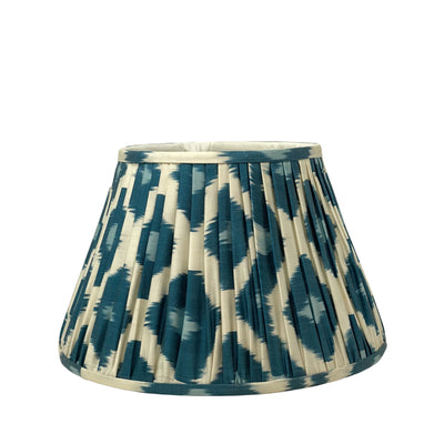 Silk ikat lampshade