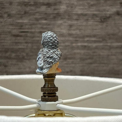 owl lamp finial