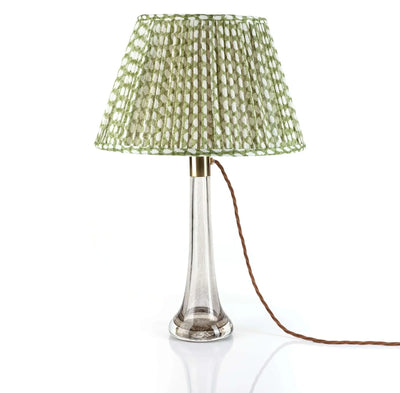 Fermoie Green Wicker Lampshade