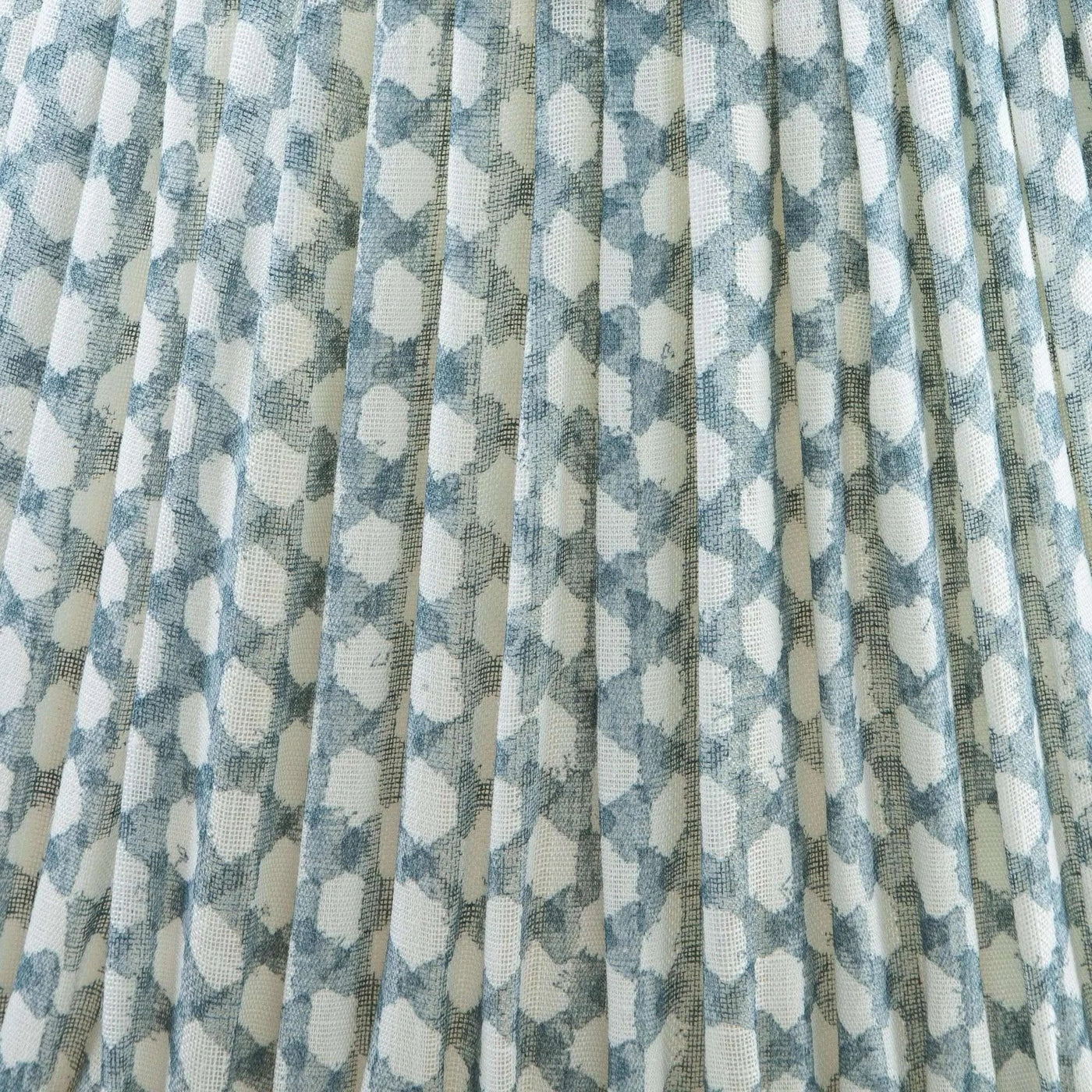 Fermoie Light Blue Wicker Lampshade