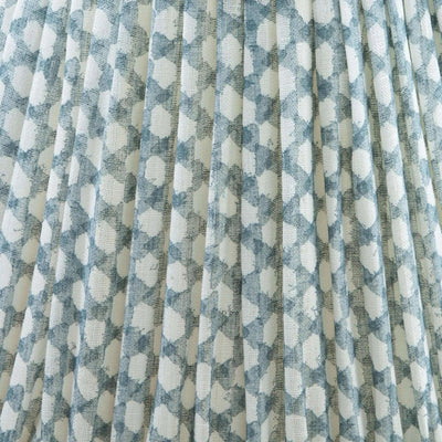 Fermoie Light Blue Wicker Lampshade