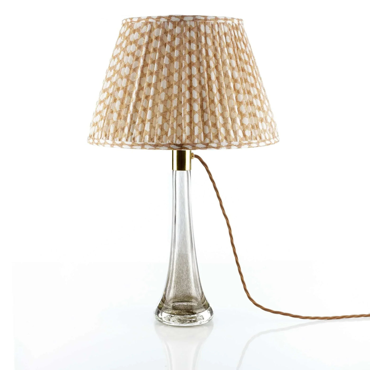 Fermoie Nut Brown Wicker Lampshade