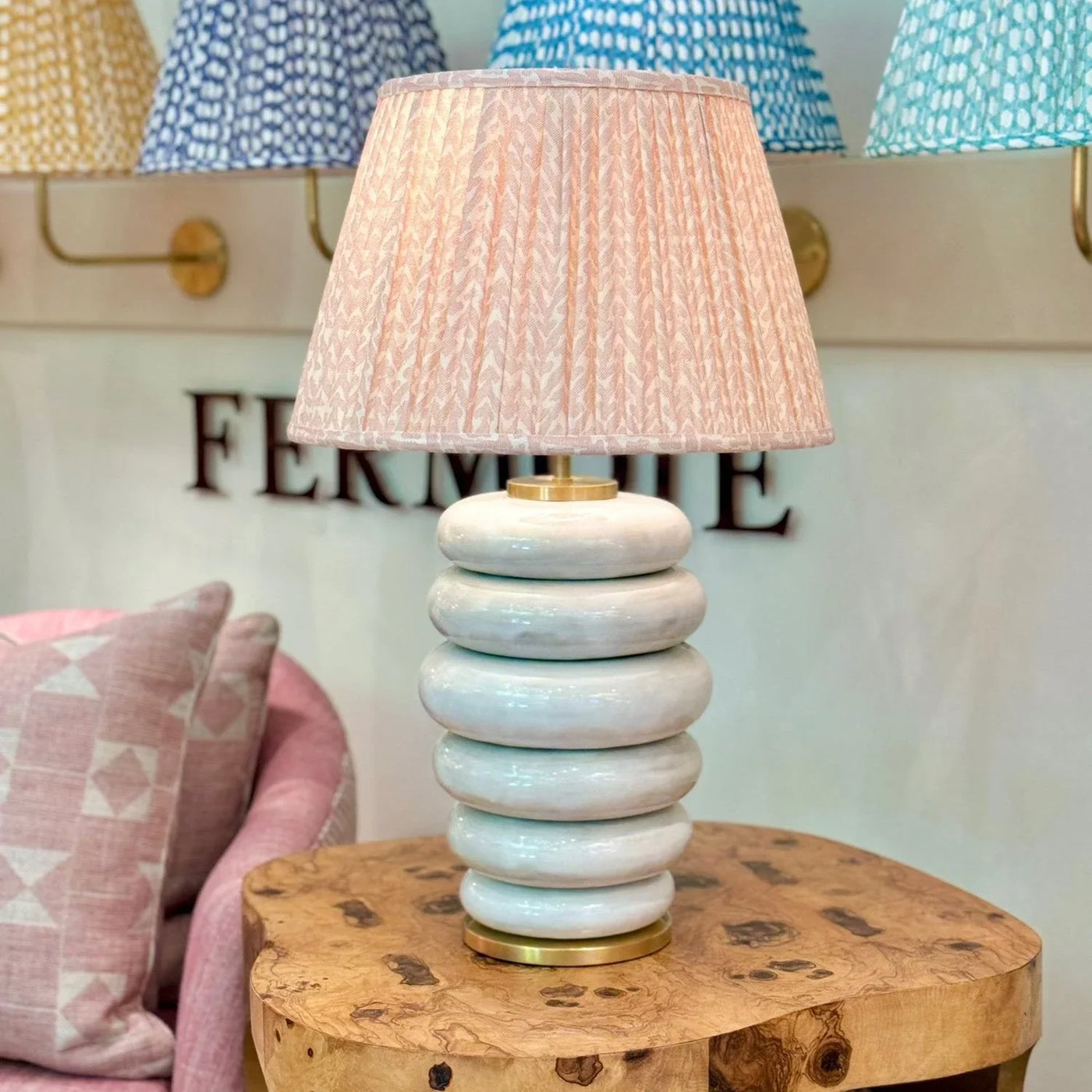 Phoebe lamp and Fermoie lamp