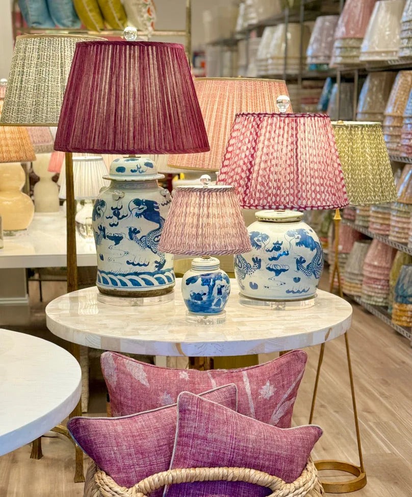 Fermoie Fuchsia Wicker Lampshade