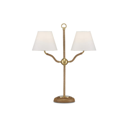 Rope and Brass desk lamp