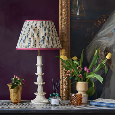 Penny Morrison Karni Mata Bone Inlay Lamp