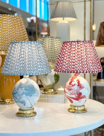 Paul Schneider Maypearl Lamp in Sky & White Geode