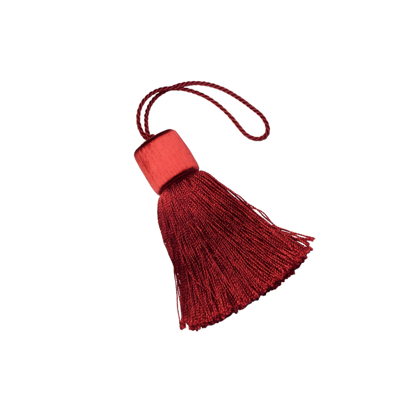 The Shade Shop Tassel - Medium in Scarlet