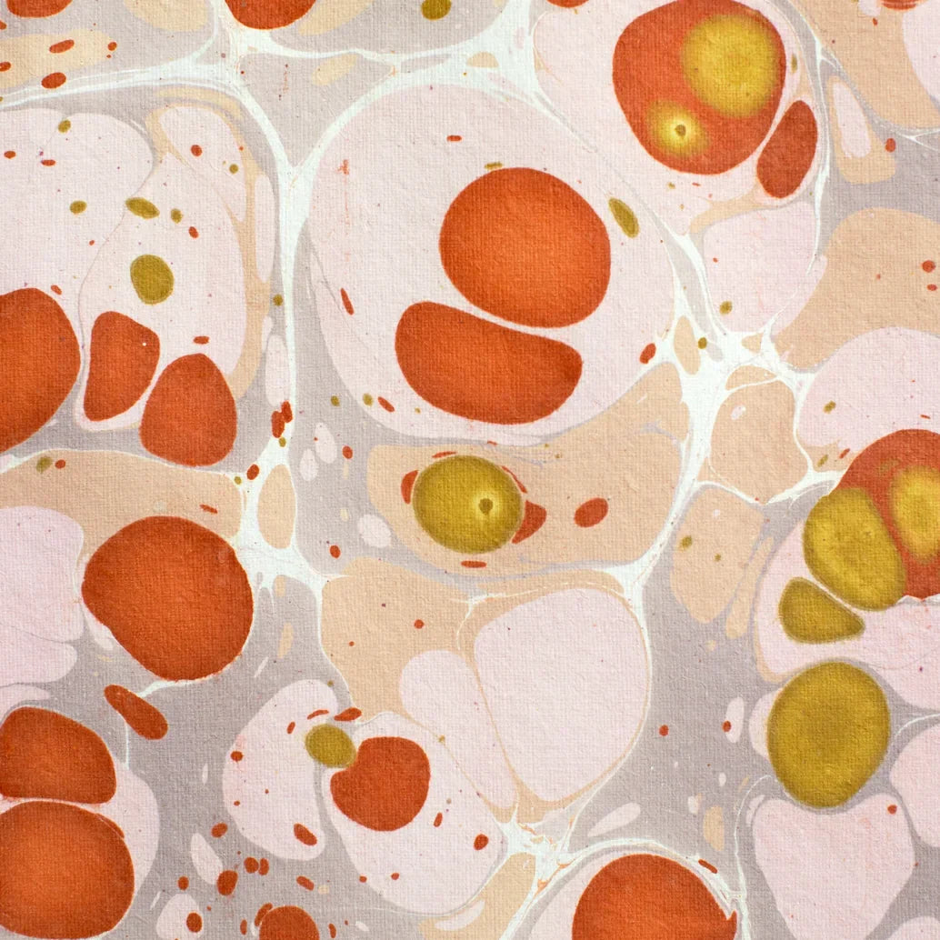 marbled paper lamp shade