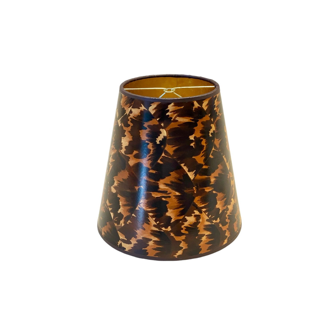 schumacher gold interior lampshade