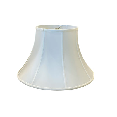 Silk shallow bell lampshade - egg