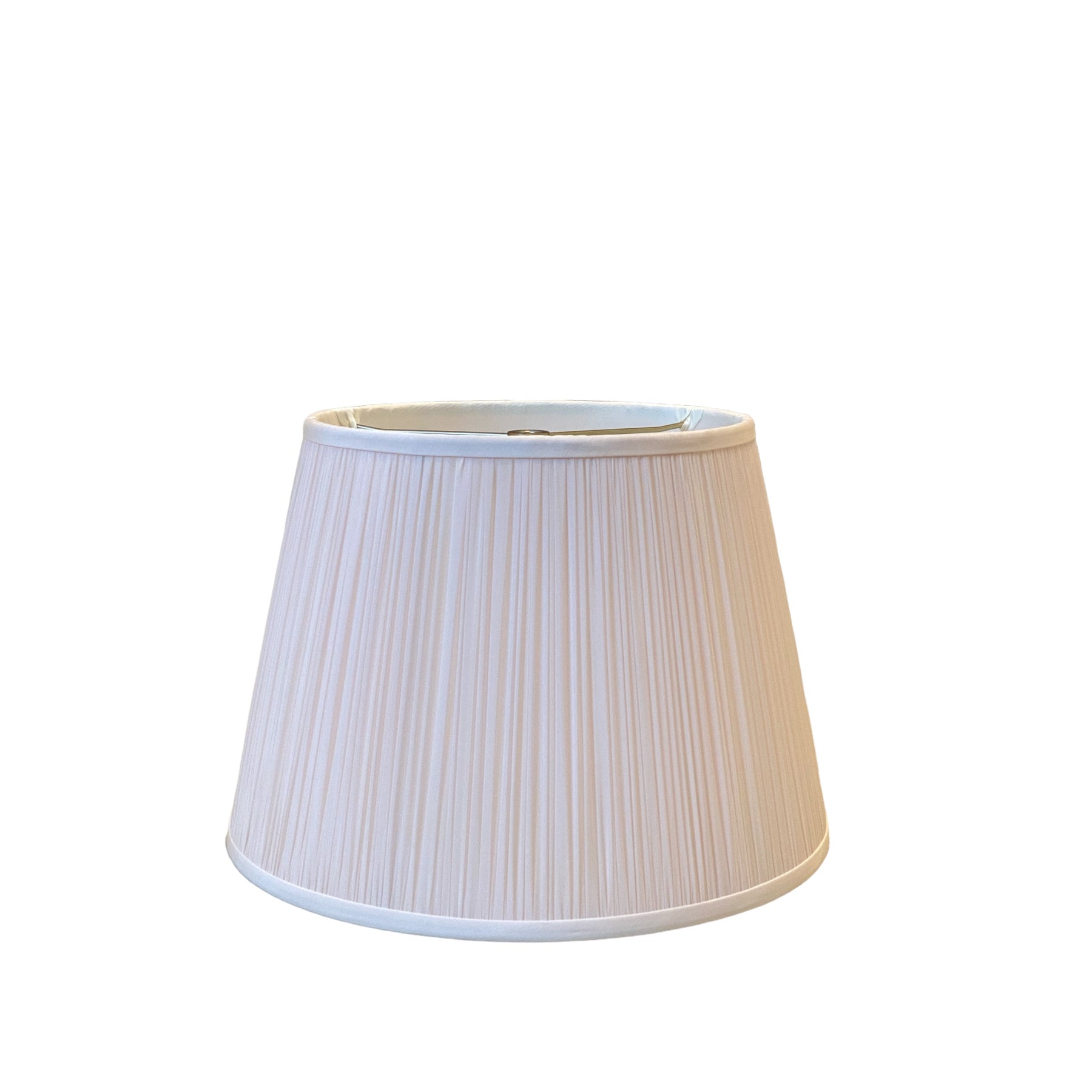 Silk Shirred Lampshade Blush