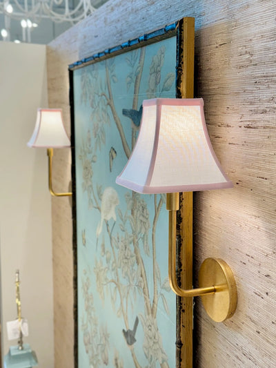Square bell sconce shade