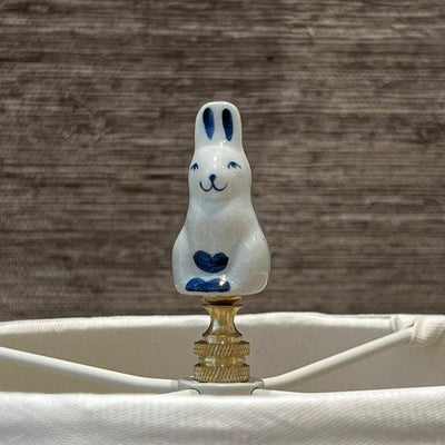 standing rabbit finial