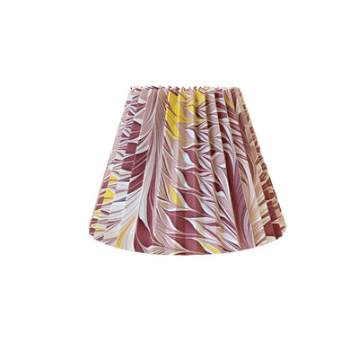 handmade marbled paper lamp shade