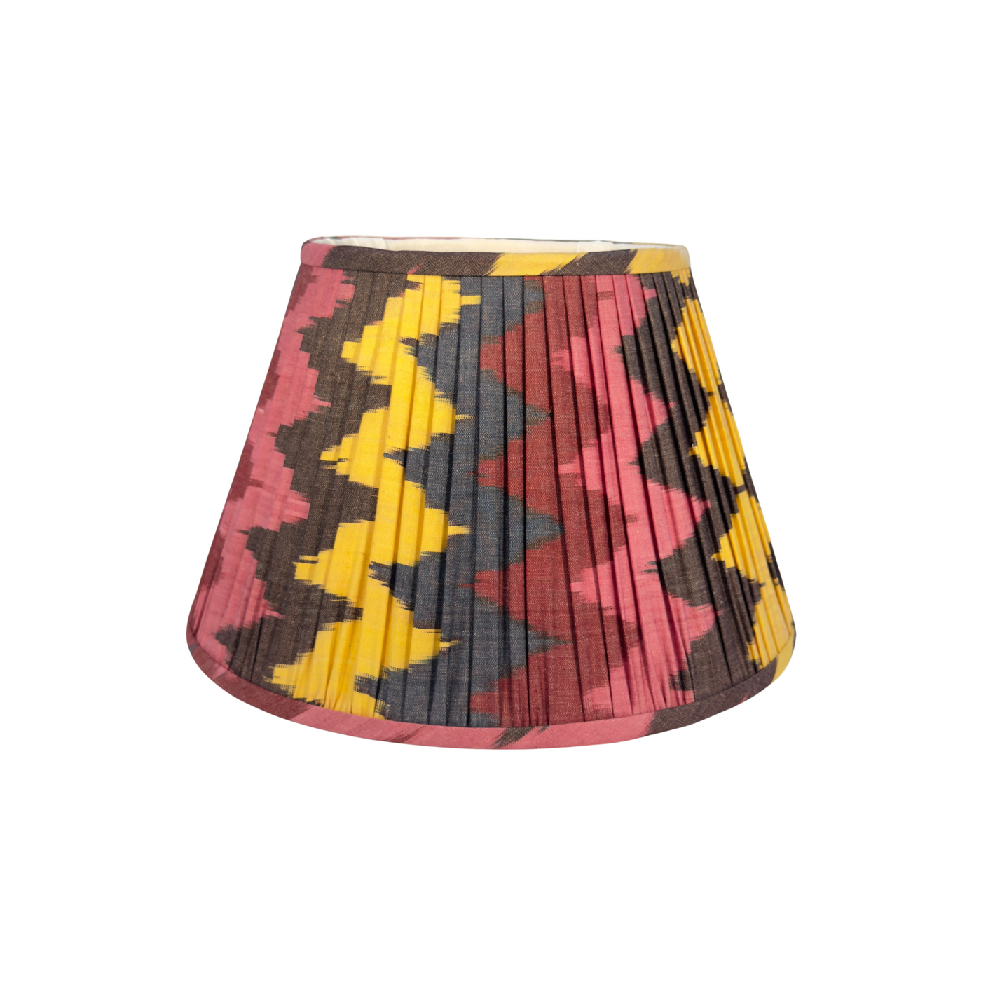 Stella Pink, Blue & Yellow Ikat Lampshade