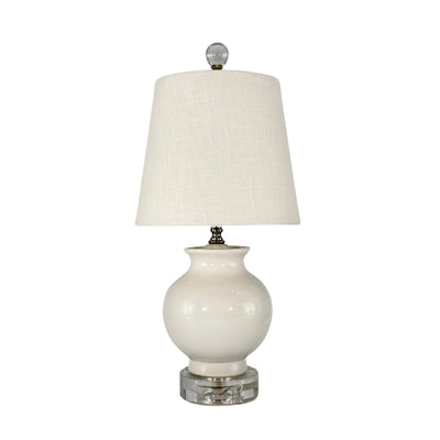 Mini White Porcelain Lamp