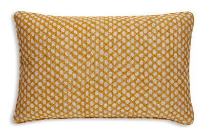 Fermoie Cushion in Yellow Wicker