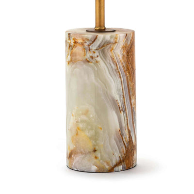 Jade and Brass Lamp base