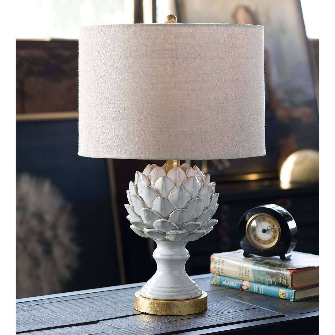 White artichoke lamp cheap