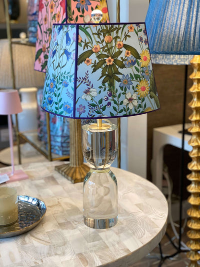 Crystal Lamp with Gucci Lampshade